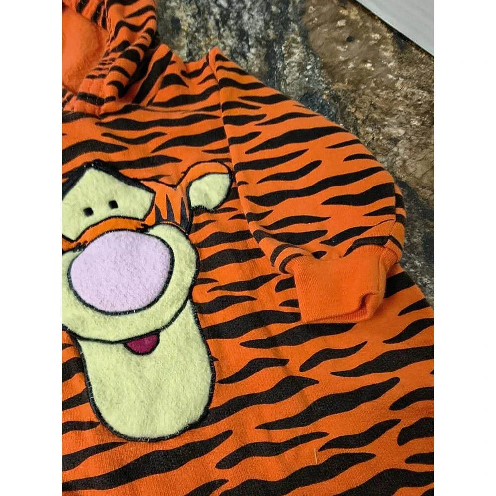 VTG Winnie The Pooh Tigger Jumpsuit Baby 12  Month Disney One Piece Embroidered